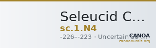 Seleucid Coins (part 1) N4 — CANOA