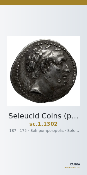 Seleucid Coins (part 2) 1302 — CANOA