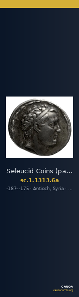 Seleucid Coins (part 2) 1313.6a — CANOA