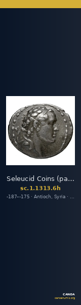 Seleucid Coins (part 2) 1313.6h — CANOA