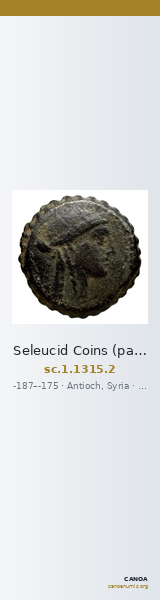 Seleucid Coins (part 2) 1315.2 — CANOA