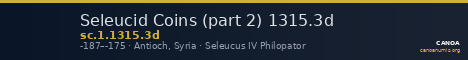 Seleucid Coins (part 2) 1315.3d — CANOA