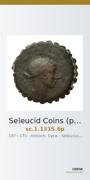 Seleucid Coins (part 2) 1315.6p — CANOA