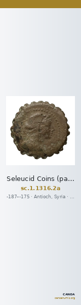 Seleucid Coins (part 2) 1316.2a — CANOA