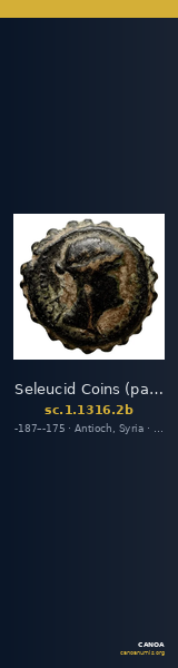 Seleucid Coins (part 2) 1316.2b — CANOA
