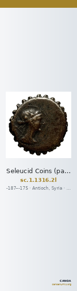 Seleucid Coins (part 2) 1316.2l — CANOA