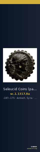 Seleucid Coins (part 2) 1317.8a — CANOA