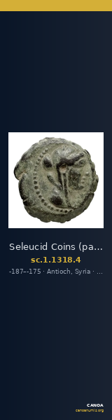 Seleucid Coins (part 2) 1318.4 — CANOA