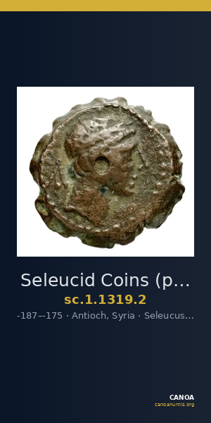Seleucid Coins (part 2) 1319.2 — CANOA