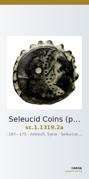 Seleucid Coins (part 2) 1319.2a — CANOA