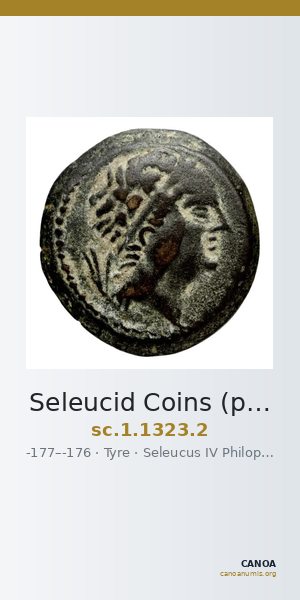 Seleucid Coins (part 2) 1323.2 — CANOA