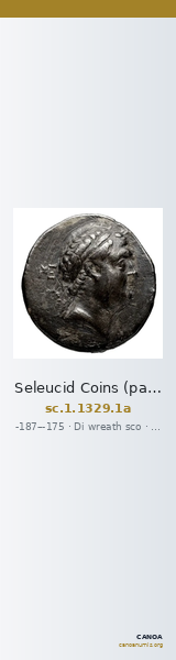 Seleucid Coins (part 2) 1329.1a — CANOA