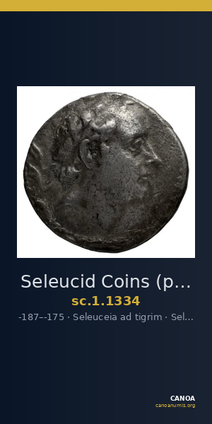 Seleucid Coins (part 2) 1334 — CANOA
