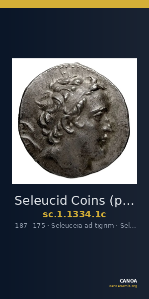 Seleucid Coins (part 2) 1334.1c — CANOA