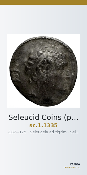 Seleucid Coins (part 2) 1335 — CANOA