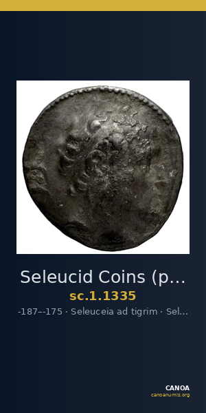 Seleucid Coins (part 2) 1335 — CANOA