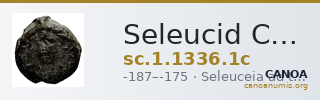Seleucid Coins (part 2) 1336.1c — CANOA
