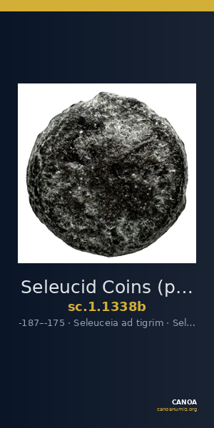 Seleucid Coins (part 2) 1338b — CANOA