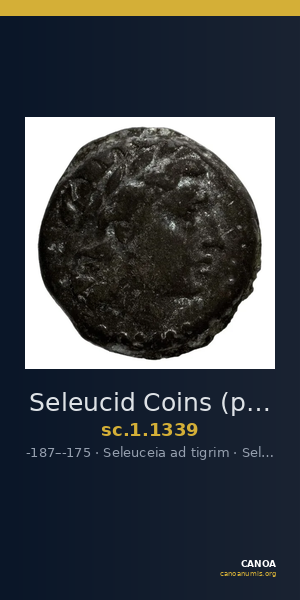 Seleucid Coins (part 2) 1339 — CANOA