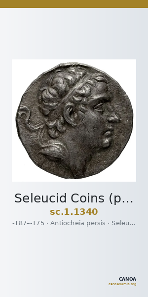 Seleucid Coins (part 2) 1340 — CANOA