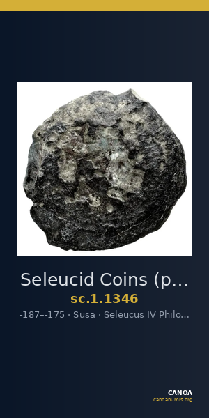Seleucid Coins (part 2) 1346 — CANOA