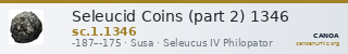 Seleucid Coins (part 2) 1346 — CANOA