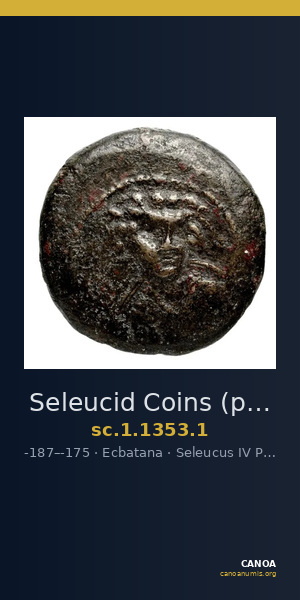 Seleucid Coins (part 2) 1353.1 — CANOA
