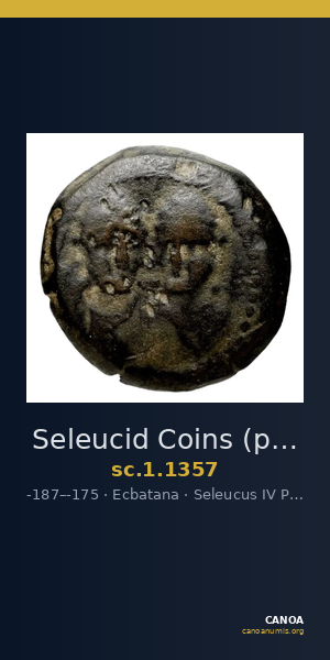 Seleucid Coins (part 2) 1357 — CANOA