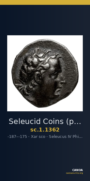 Seleucid Coins (part 2) 1362 — CANOA