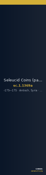 Seleucid Coins (part 2) 1369a — CANOA