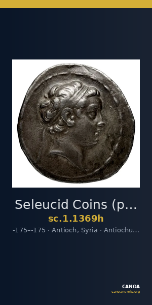 Seleucid Coins (part 2) 1369h — CANOA