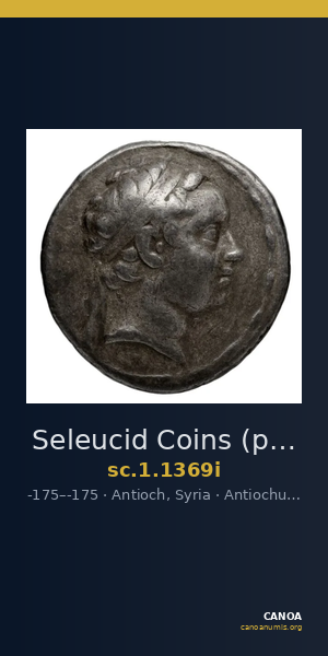 Seleucid Coins (part 2) 1369i — CANOA