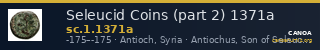 Seleucid Coins (part 2) 1371a — CANOA