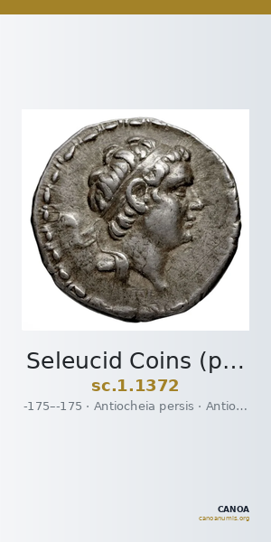Seleucid Coins (part 2) 1372 — CANOA