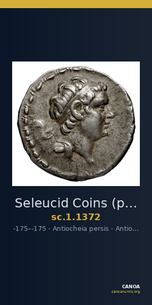Seleucid Coins (part 2) 1372 — CANOA
