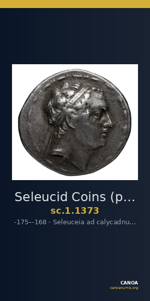 Seleucid Coins (part 2) 1373 — CANOA