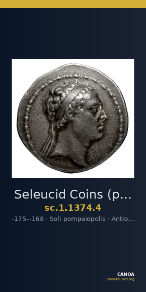 Seleucid Coins (part 2) 1374.4 — CANOA