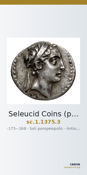 Seleucid Coins (part 2) 1375.3 — CANOA