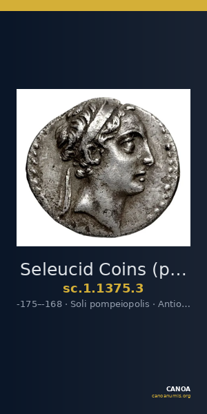 Seleucid Coins (part 2) 1375.3 — CANOA