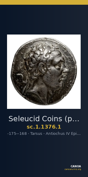 Seleucid Coins (part 2) 1376.1 — CANOA