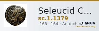 Seleucid Coins (part 2) 1379 — CANOA