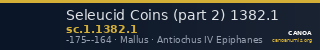 Seleucid Coins (part 2) 1382.1 — CANOA