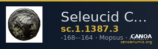 Seleucid Coins (part 2) 1387.3 — CANOA