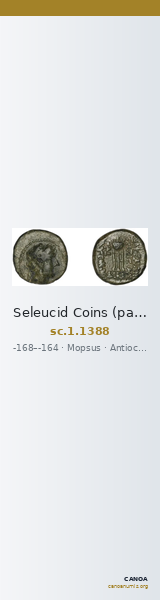 Seleucid Coins (part 2) 1388 — CANOA