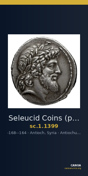 Seleucid Coins (part 2) 1399 — CANOA