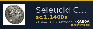 Seleucid Coins (part 2) 1400a — CANOA