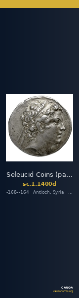 Seleucid Coins (part 2) 1400d — CANOA