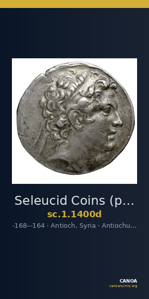 Seleucid Coins (part 2) 1400d — CANOA