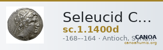 Seleucid Coins (part 2) 1400d — CANOA