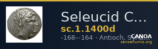 Seleucid Coins (part 2) 1400d — CANOA